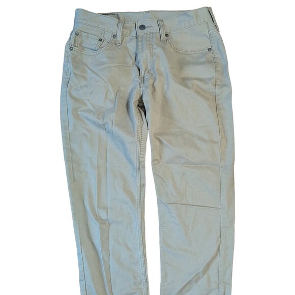 Levi's Straight Leg 514 Pants Men's 30x32 Tan Beige Khaki Cotton - Picture 1 of 8